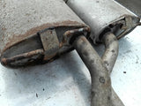 Satz Auspuff Mittelschalldämpfer links rechts Opel Senator B 2.6 3.0 12V