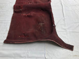 Teppich Innenraum Boden hinten rot Original Opel Rekord C Commodore A 4TL