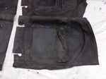 Gummimatten (Teppiche) Innenraum vorne hinten schwarz Opel Rekord C Commodore A