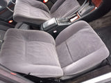 Ausstattung Sitze Vordersitze Rückbank grau Velour Original Opel Senator B