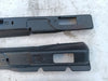 Satz Abdeckung Verkleidung Blende Sitzschienen vorne blau Opel Senator B
