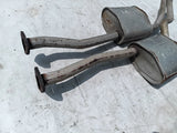 Satz Auspuff Mittelschalldämpfer links rechts Opel Senator B 2.6 3.0 12V