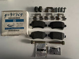 NEU Bremsbeläge Führungsbolzen Hinterachse hinten Orig Opel Astra G Zafira A