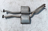 Satz Auspuff Mittelschalldämpfer links rechts Opel Senator B 2.6 3.0 12V