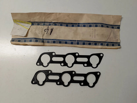 NEU 2x Dichtung Krümmer an Zylinderkopf Original Opel Senator B Omega A 3.0L 24V