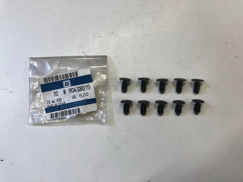 NEU NOS 10 Clips Seitenwandverkleidung Kofferraum hinten Original Opel Astra F