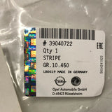 NEU Farbstreifen Fensterrahmen A-Säule links Original Opel Corsa D E 3-Türer