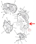 NEUDichtung Platte vorne Zylinderblock Motorblock Opel Euromidi 20DT 22TD 24TD