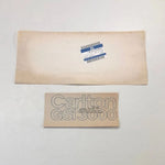 NEU Schriftzug "Carlton GSi 3000" anthrazit Original Vauxhall Carlton GSi 3000