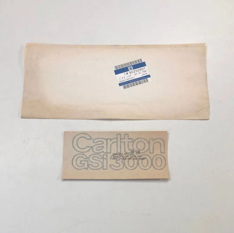 NEU Schriftzug "Carlton GSi 3000" anthrazit Original Vauxhall Carlton GSi 3000