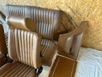 Ausstattung Sitze Rückbank Türpappen beige braun Kunstleder Opel Kadett C City