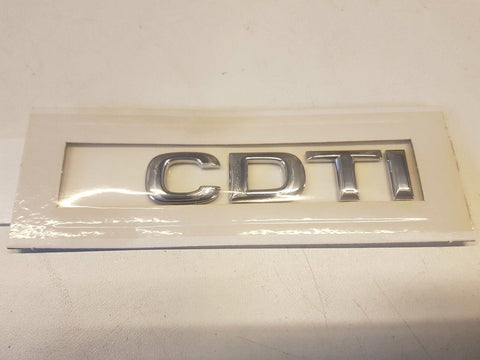NEU Emblem Schrift "CDTI" Original Opel Meriva A Tigra B Agila A Corsa C