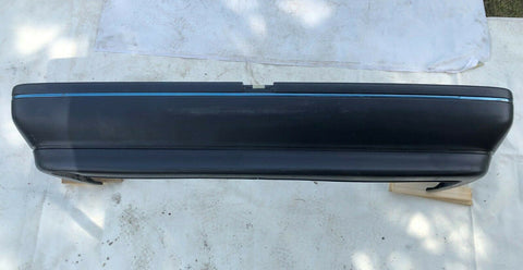 NOS Heckstoßstange hinten mit Träger Original Opel Omega A dunkelblau schwarz