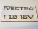 NEU NOS Schrift Emblem Logo hinten "Vectra 1.8 16V" chrom Original Opel Vectra B