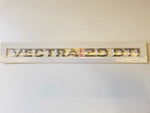 NEU Schrift Emblem Logo hinten "Vectra 2.0 DTI" chrom Original Opel Vectra C