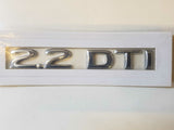 NEU Schrift Emblem Logo hinten "2.2 DTI" chrom Original Opel Vectra C