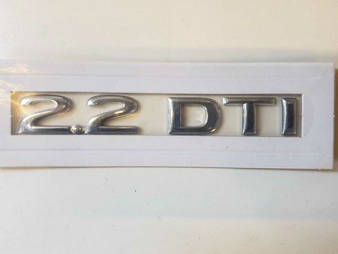 NEU Schrift Emblem Logo hinten "2.2 DTI" chrom Original Opel Vectra C