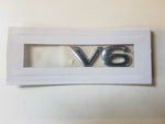 NEU Schrift Emblem Logo hinten "V6" chrom Original Opel Vectra C