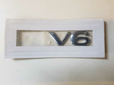 NEU Schrift Emblem Logo hinten "V6" chrom Original Opel Vectra C