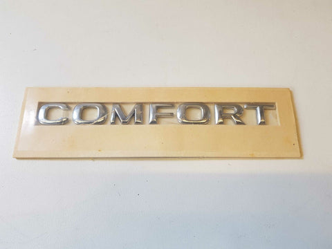NEU Schrift Emblem Logo hinten "Comfort" chrom Original Opel Vectra C