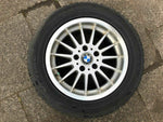 4 Alufelgen Kompletträder 7,5Jx16H2 ET15 BMW Aluett Hankook 225 55 R16 99V E28