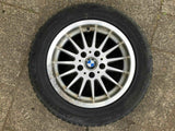 4 Alufelgen Kompletträder 7,5Jx16H2 ET15 BMW Aluett Hankook 225 55 R16 99V E28