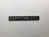 NEU NOS Schriftzug Emblem "Edition 2.0i" hinten Original Opel Kadett E Cabriolet