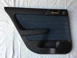 NEU Türverkleidung hinten links blau schwarz Original Opel Astra G Zafira A XXCQ