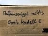 NEU NOS Außenspiegelglas Rückspiegel Konvex rechts Original Opel Kadett E