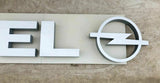 Reklametafel Werbetafel Leuchtschild Schriftzug Opel Autohaus Logo >4Meter Länge