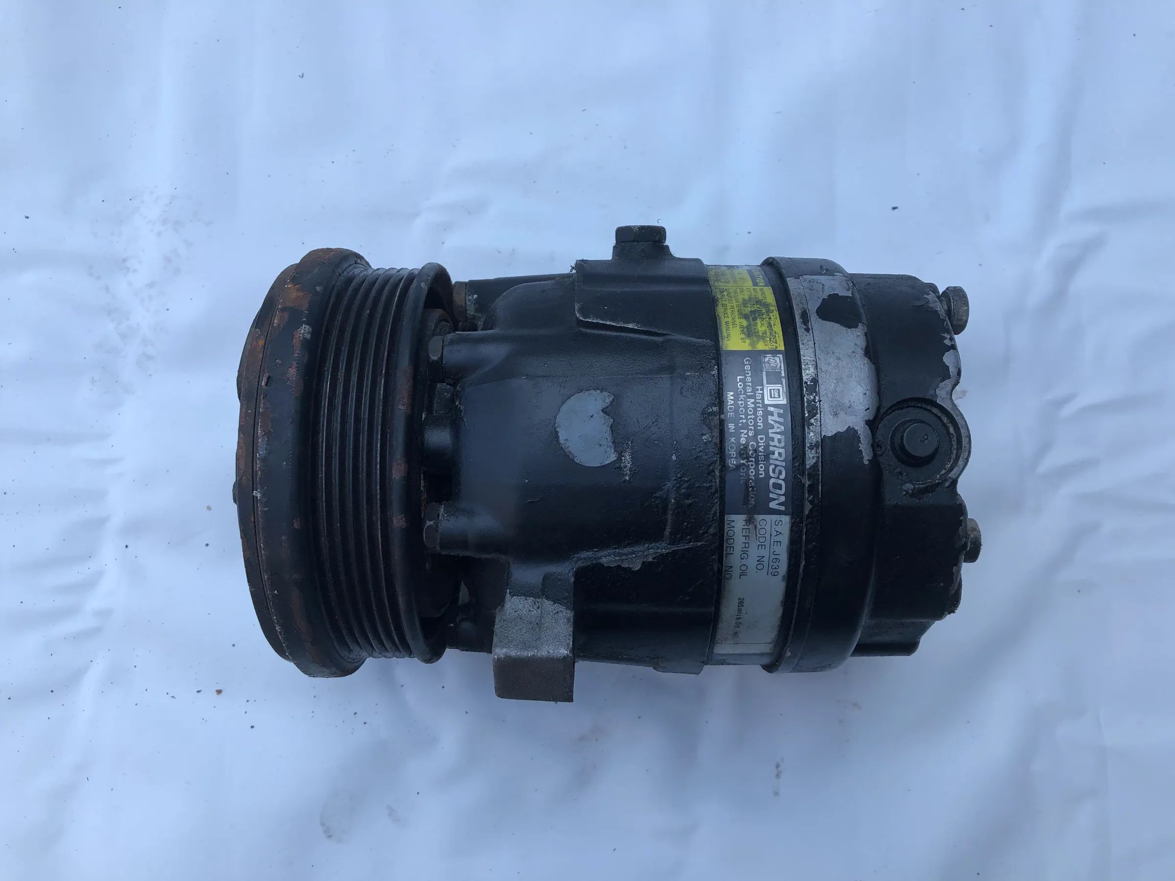 Klimakompressoren Kompressor Klimaanlage Harrison Orig Opel Senator B ...