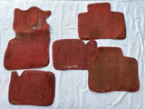 Fußmatten rot vorne hinten links rechts Original Rekord C Commodore A