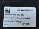 NEU NOS Seitenwandverkleidung rechts Abdeckung schwarz Original Opel Vectra B CC