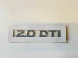 NEU Schrift Emblem Logo hinten "2.0 DTI" chrom Original Opel Vectra C