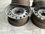 Satz 4 Stahlfelgen 6Jx14H2 ET22 silber Original BMW 5er E28 6er E24 36111123703