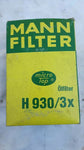 Original MANN H930/3x Ölfilter H930 3x